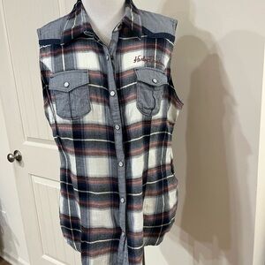 Harley-Davidson Monochrome Checkered Shirt